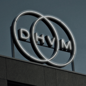Logo in neon - DHVM Eindhoven - portfolio