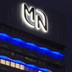 Led lichtreclame voor MN Pensioenen - portfolio Led lichtreclame voor MN Pensioenen