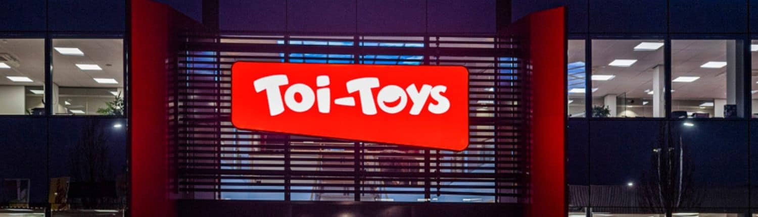Led lichtreclame voor Toi-Toys