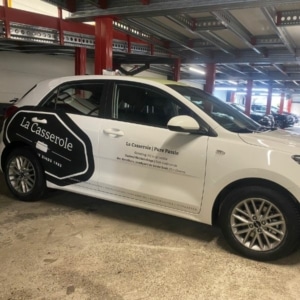 Autobelettering La Casserole - Brouwers Reklame 2