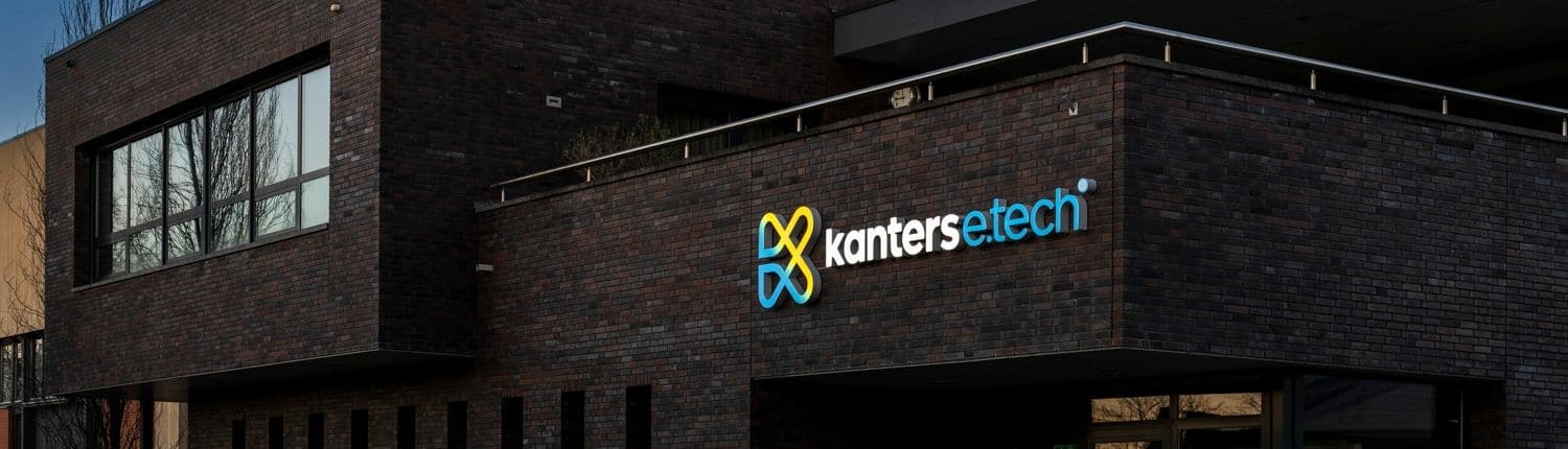 Led lichtreclame voor Kanters e.tech