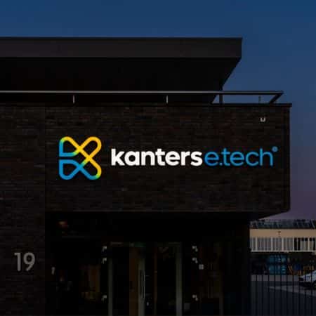 Led lichtreclame voor Kanters e.tech