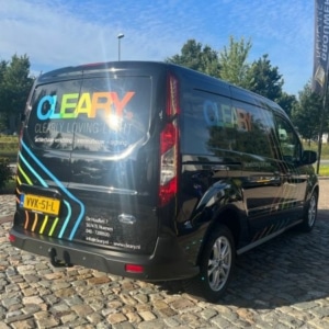 Belettering Bestelbus Clearly - referentiepagina Brouwers Reklame