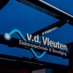 Led lichtreclame voor Van de Vleuten Elektrotechniek - portfolio 4
