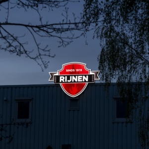Lichtreclame Rijnen- Brouwers Reklame Lichtreclame Rijnen olie