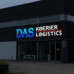 Led lichtreclame DAS Koeriers Veldhoven - Brouwers Reklame - portfolio Led lichtreclame DAS Koeriers Veldhoven - Brouwers Reklame
