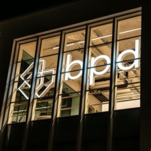 Led lichtreclame BPD Eindhoven Led lichtreclame BPD Eindhoven