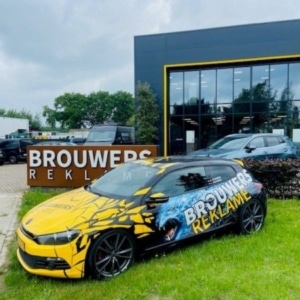 Autobelettering auto's Brouwers Reklame - Veldhoven Autobelettering auto's Brouwers Reklame - Veldhoven