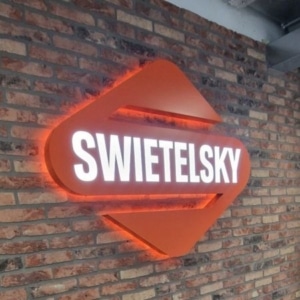 Led lichtreclame interieur Swietelsky AG - Oisterwijk - galerie Brouwers Reklame Led lichtreclame interieur Swietelsky AG - Oisterwijk - galerie Brouwers Reklame