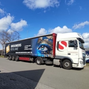 Autobelettering Van Spreuwel Transport Eindhoven - galerie Brouwers Reklame